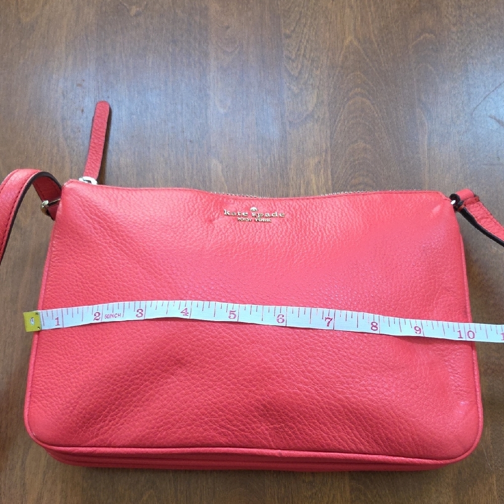 Kate Spade Leila Pebble Leather Triple Gusset Crossbody - Picture 11 of 12